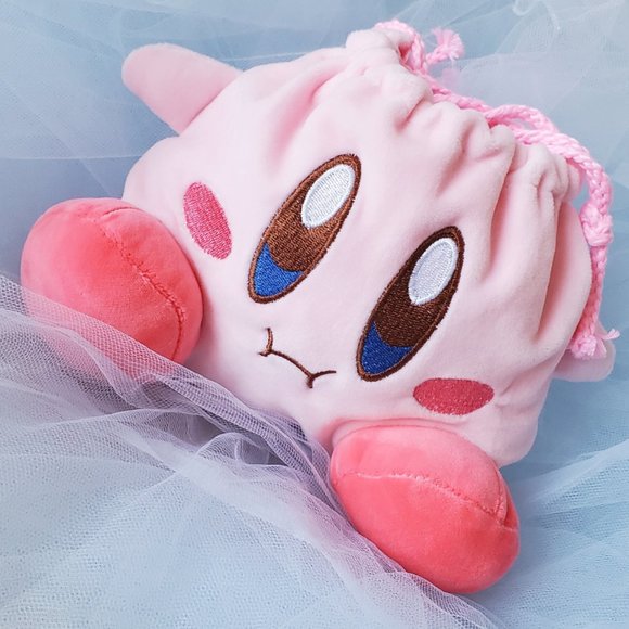 Kirby - Fluffy Drawstring Bag - Picture 4 of 5